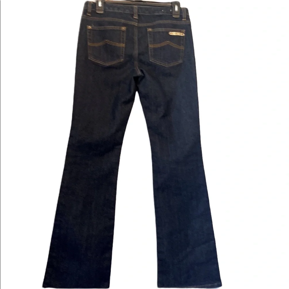 Michael Kors Dark Blue Flare Cut Jeans